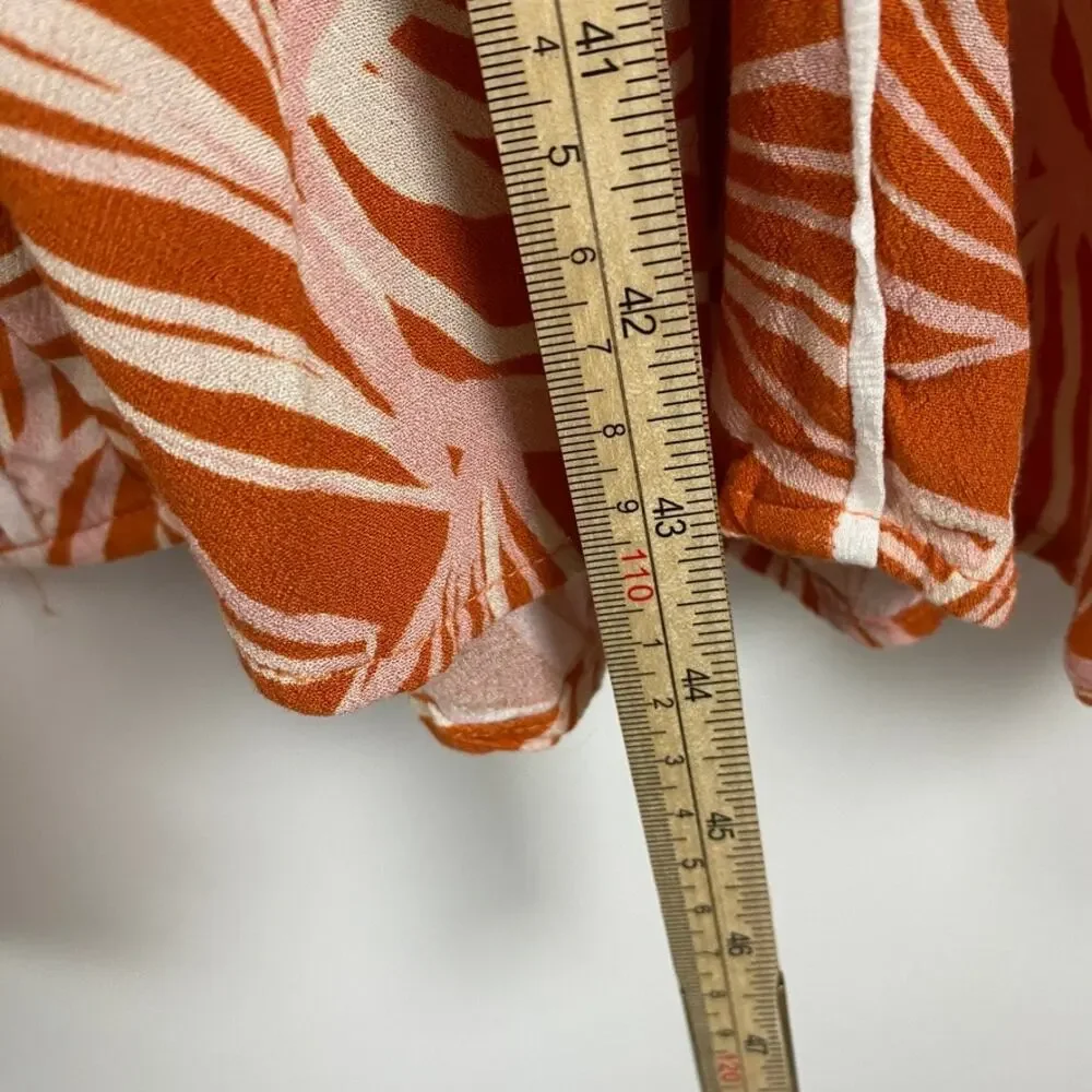 Eloquii Tropical Shift Dress Orange 22/24